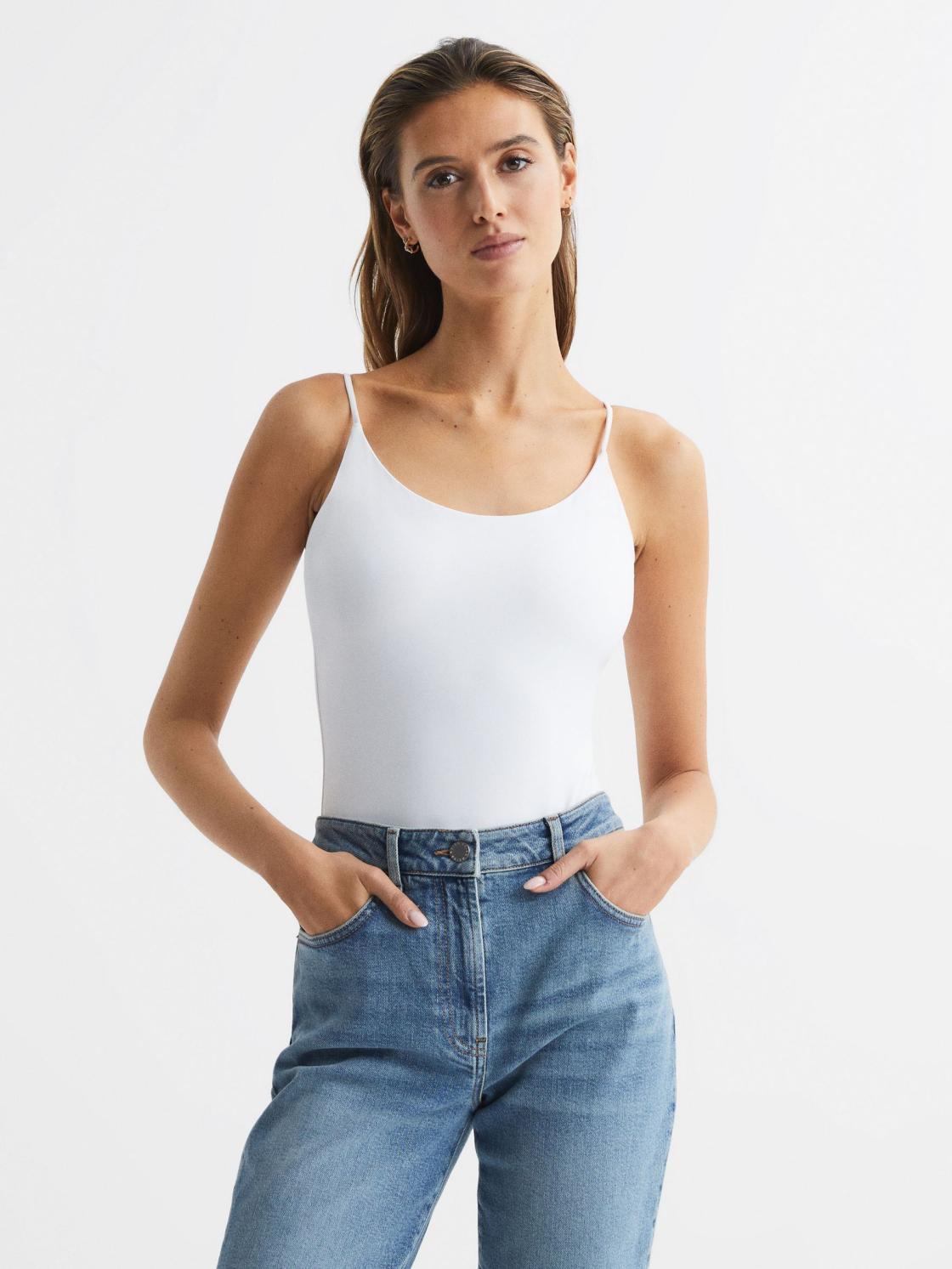 Reiss Tops | Lucy Strappy Body White - Women