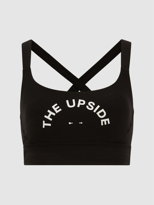 Reiss Tops | Paola The Upside Matte Tech Sports Bra Black - Women
