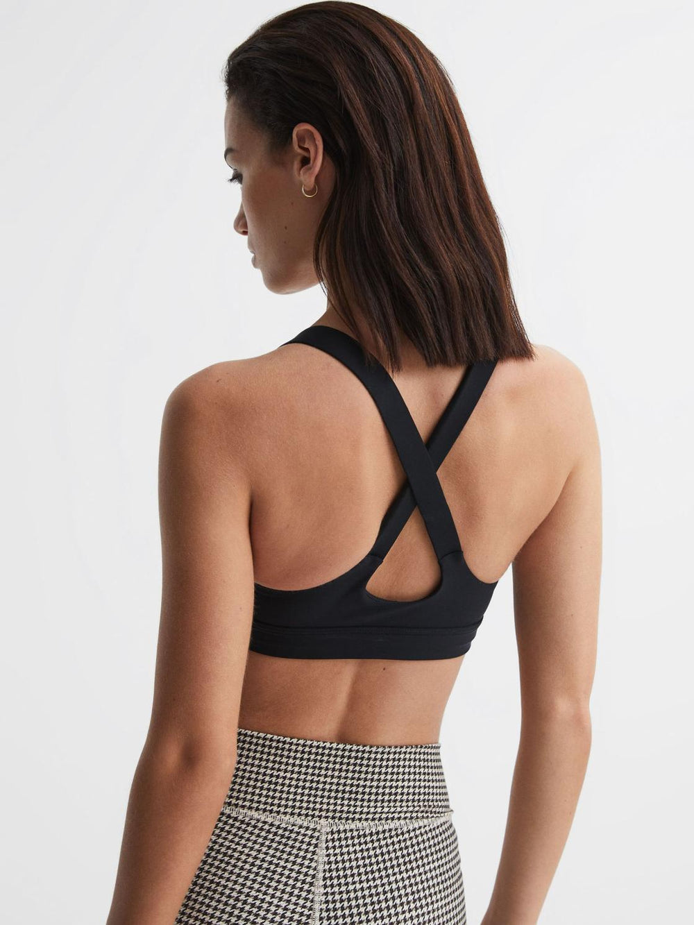 Reiss Tops | Paola The Upside Matte Tech Sports Bra Black - Women