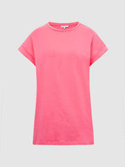 Reiss Tops | Tereza Crew T-Shirt Black - Women