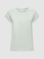 Reiss Tops | Tereza Crew T-Shirt Mint - Women