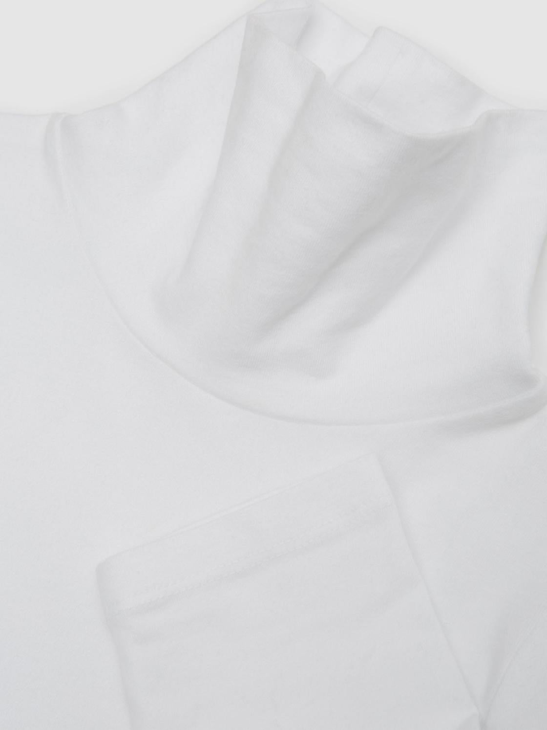 Reiss Tops &amp; Tshirts | Carey Roll Neck Long Sleeve Top Ivory - Children