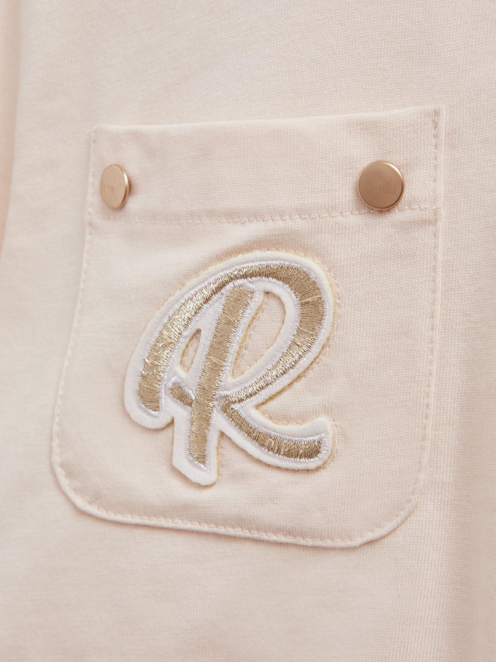 Reiss Tops &amp; Tshirts | Chloe Embroidered Crew Neck T-Shirt Pink - Children