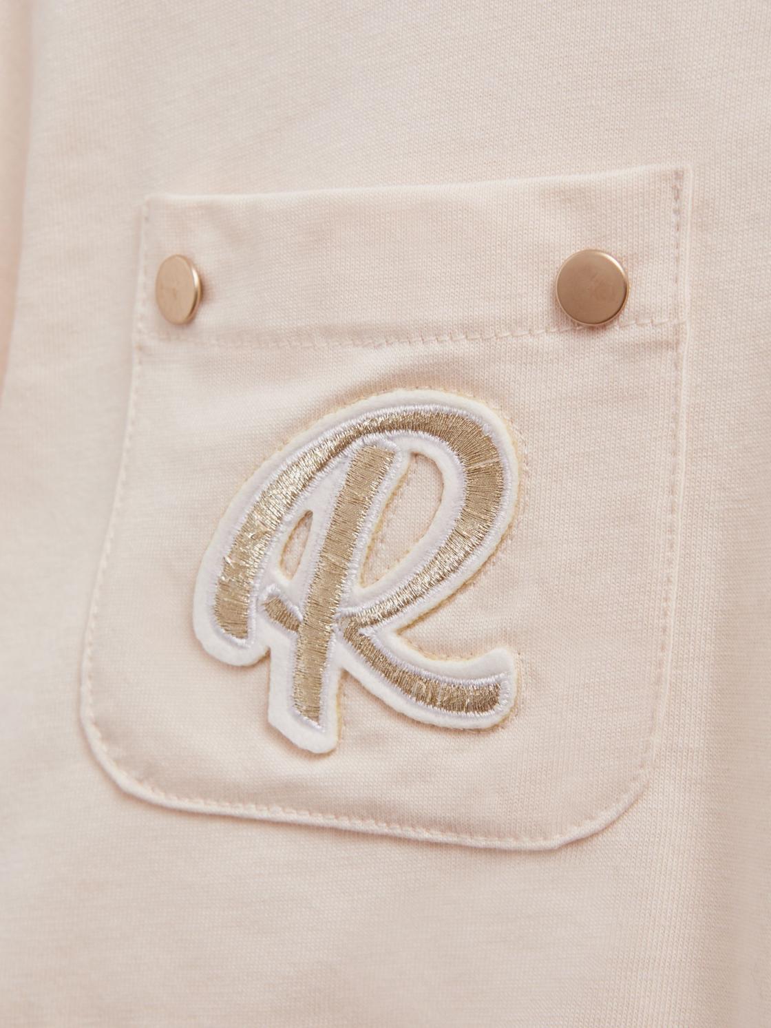 Reiss Tops &amp; Tshirts | Chloe Embroidered Crew Neck T-Shirt Pink - Children