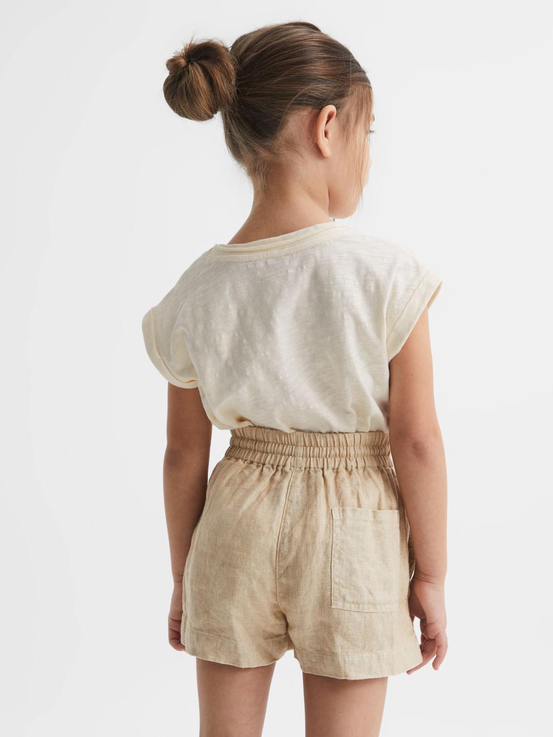 Reiss Tops &amp; Tshirts | Tabby Embellished T-Shirt Off White - Children