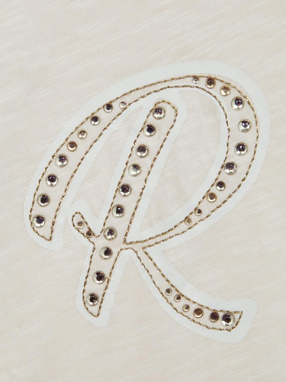 Reiss Tops &amp; Tshirts | Tabby Embellished T-Shirt Off White - Children