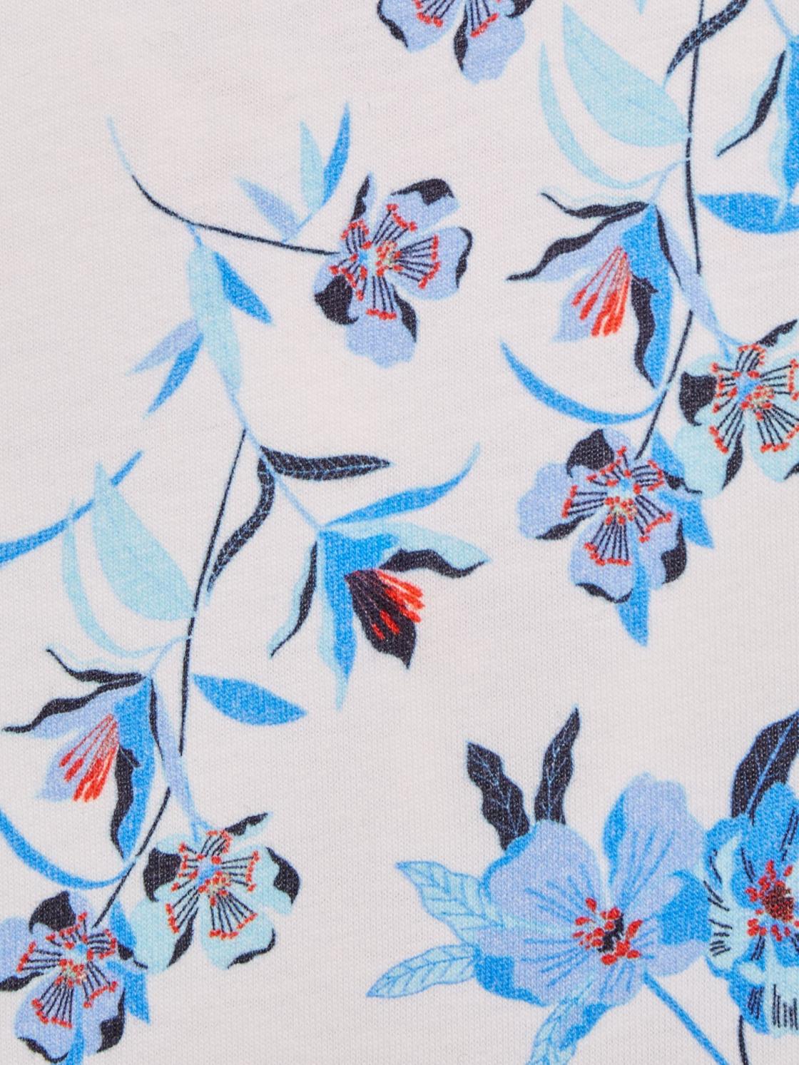 Reiss Tops &amp; Tshirts | Tally Printed Cotton T-Shirt Blue Print - Children