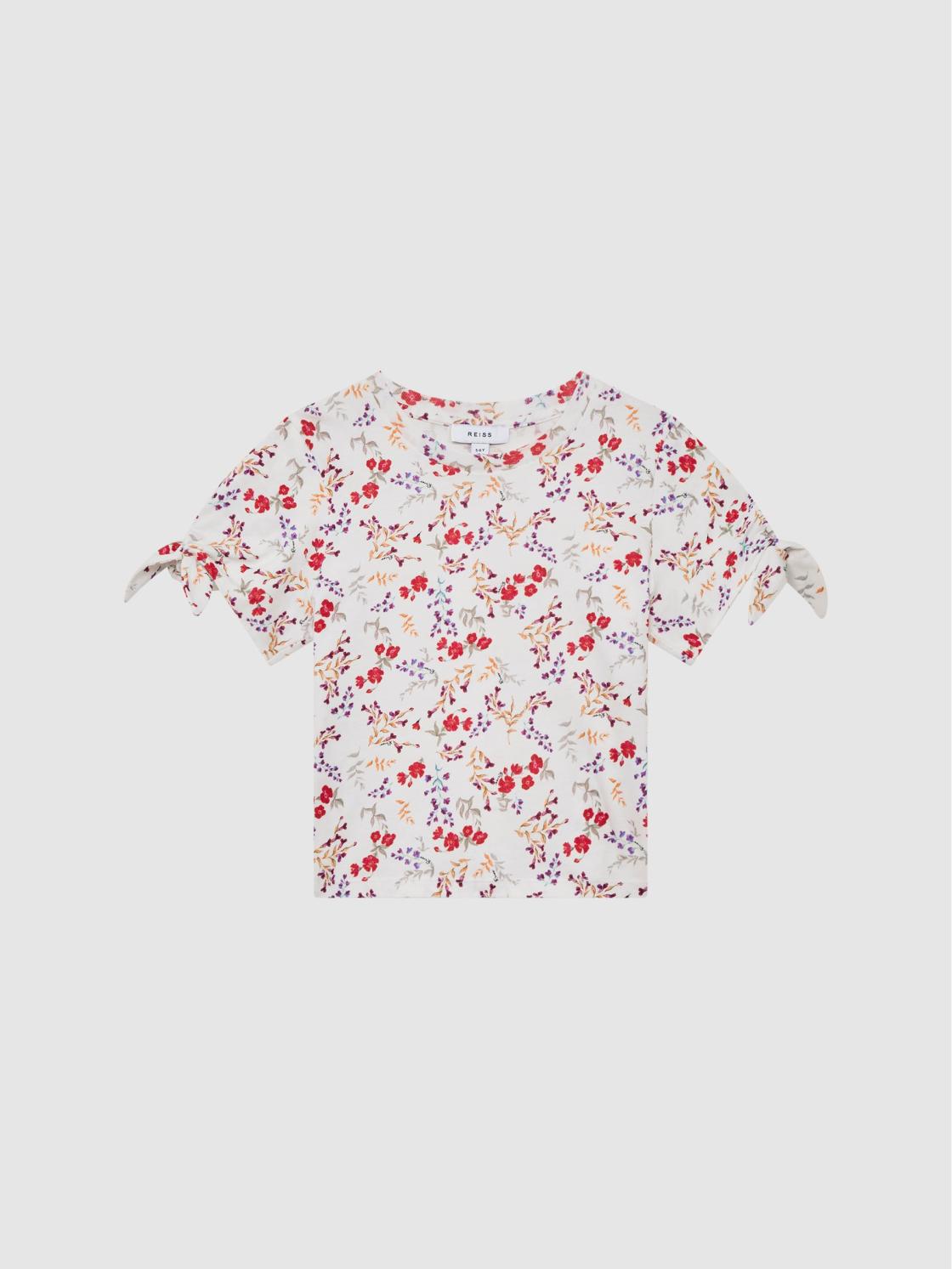 Reiss Tops &amp; Tshirts | Tally Printed Cotton T-Shirt Multi - Children