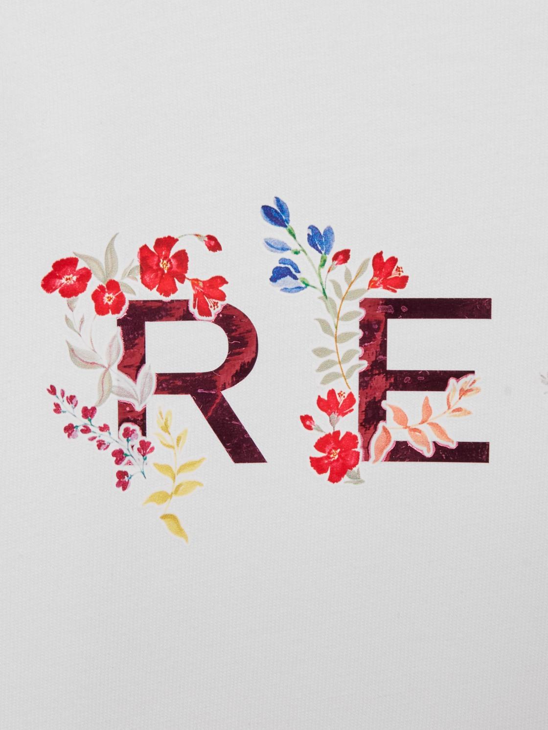 Reiss Tops &amp; Tshirts | Tally Printed Cotton T-Shirt Pink Print - Children