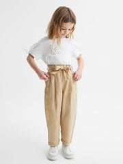 Reiss Tops &amp; Tshirts | Tally Printed Cotton T-Shirt White - Children