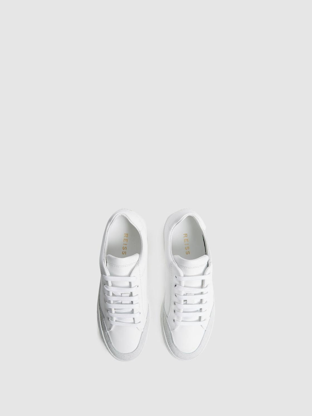 Reiss Trainers | Ashley Leather Trainers White - Men