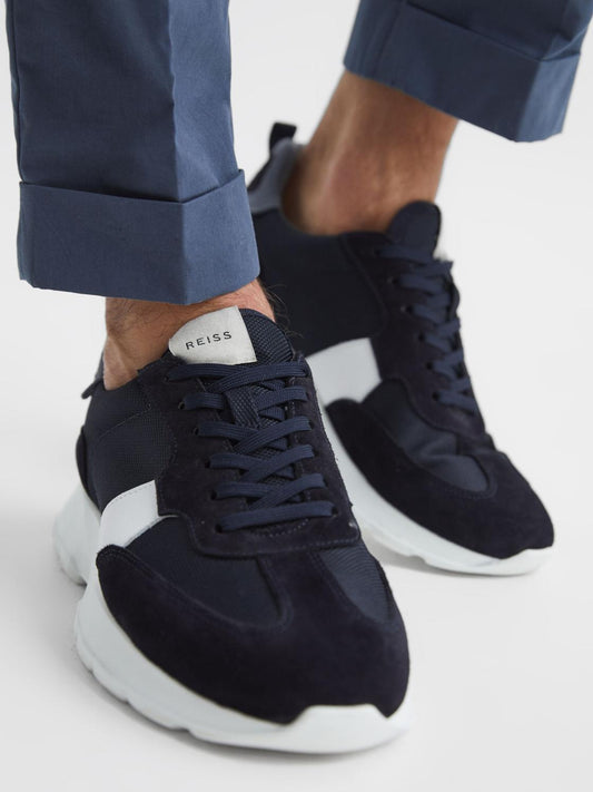 Reiss Trainers | Evo Lite Running Trainers Grey - Men