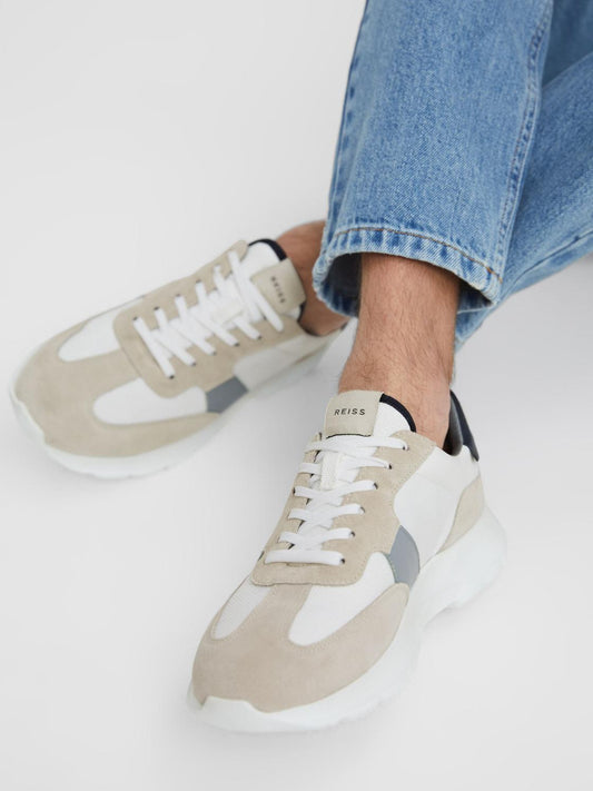 Reiss Trainers | Evo Lite Running Trainers Grey - Men