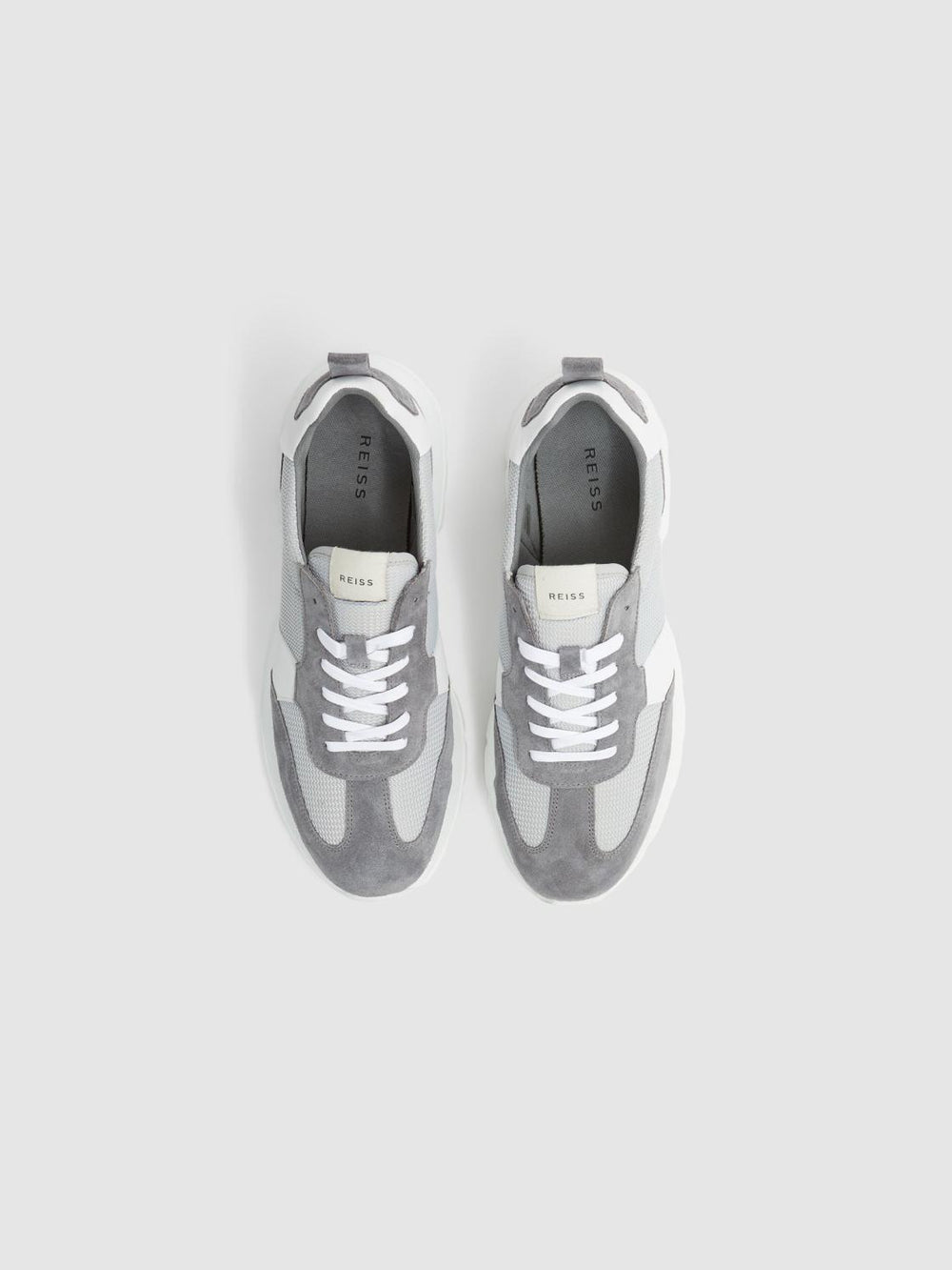 Reiss Trainers | Evo Lite Running Trainers Grey - Men