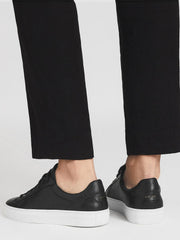 Reiss Trainers | Finley Lace-Up Leather Trainers Biscuit - Women