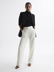 Reiss Trousers | Aleah Pull On Trousers Black - Women