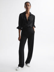 Reiss Trousers | Aleah Pull On Trousers Black - Women