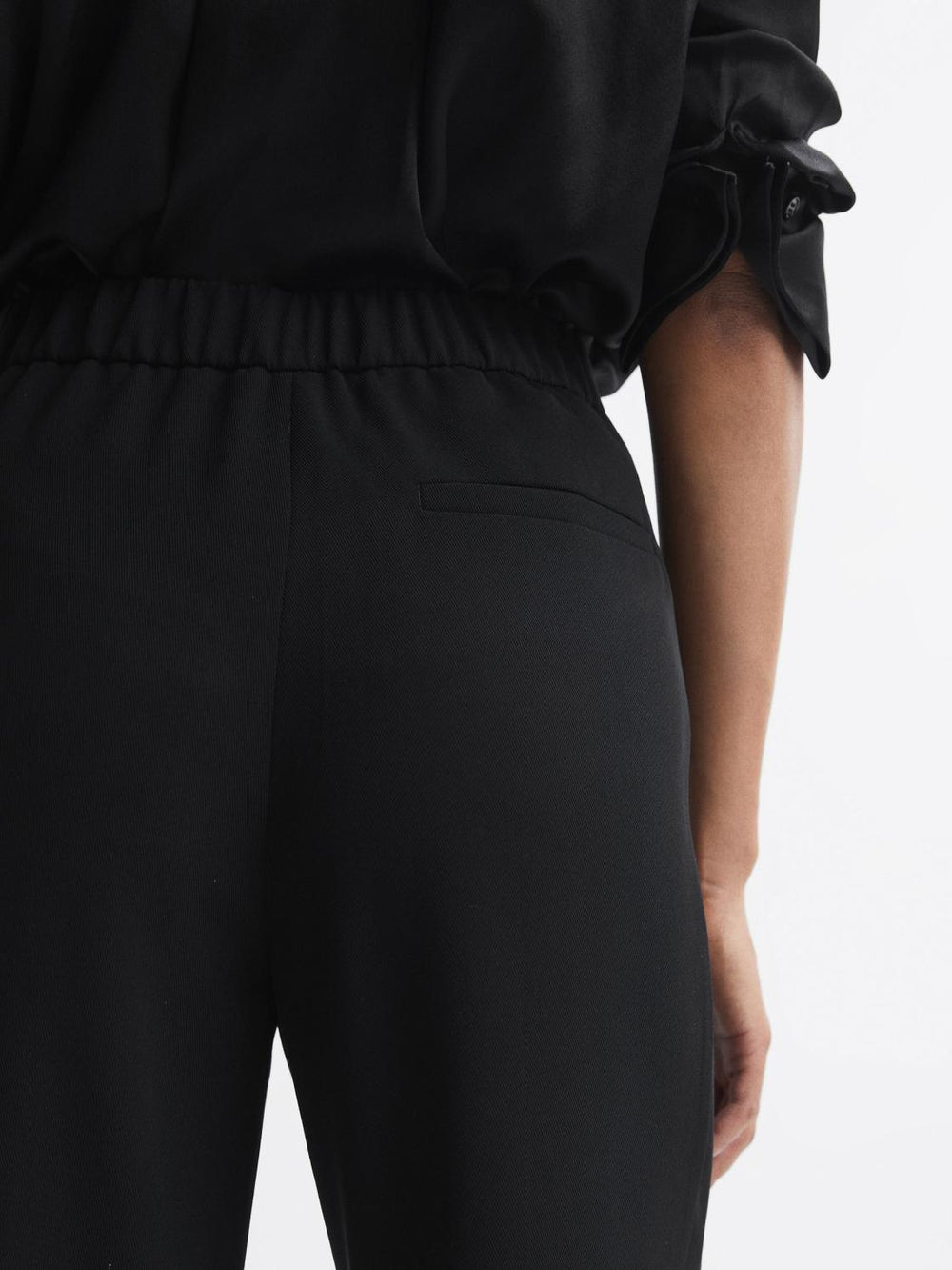 Reiss Trousers | Aleah Pull On Trousers Black - Women