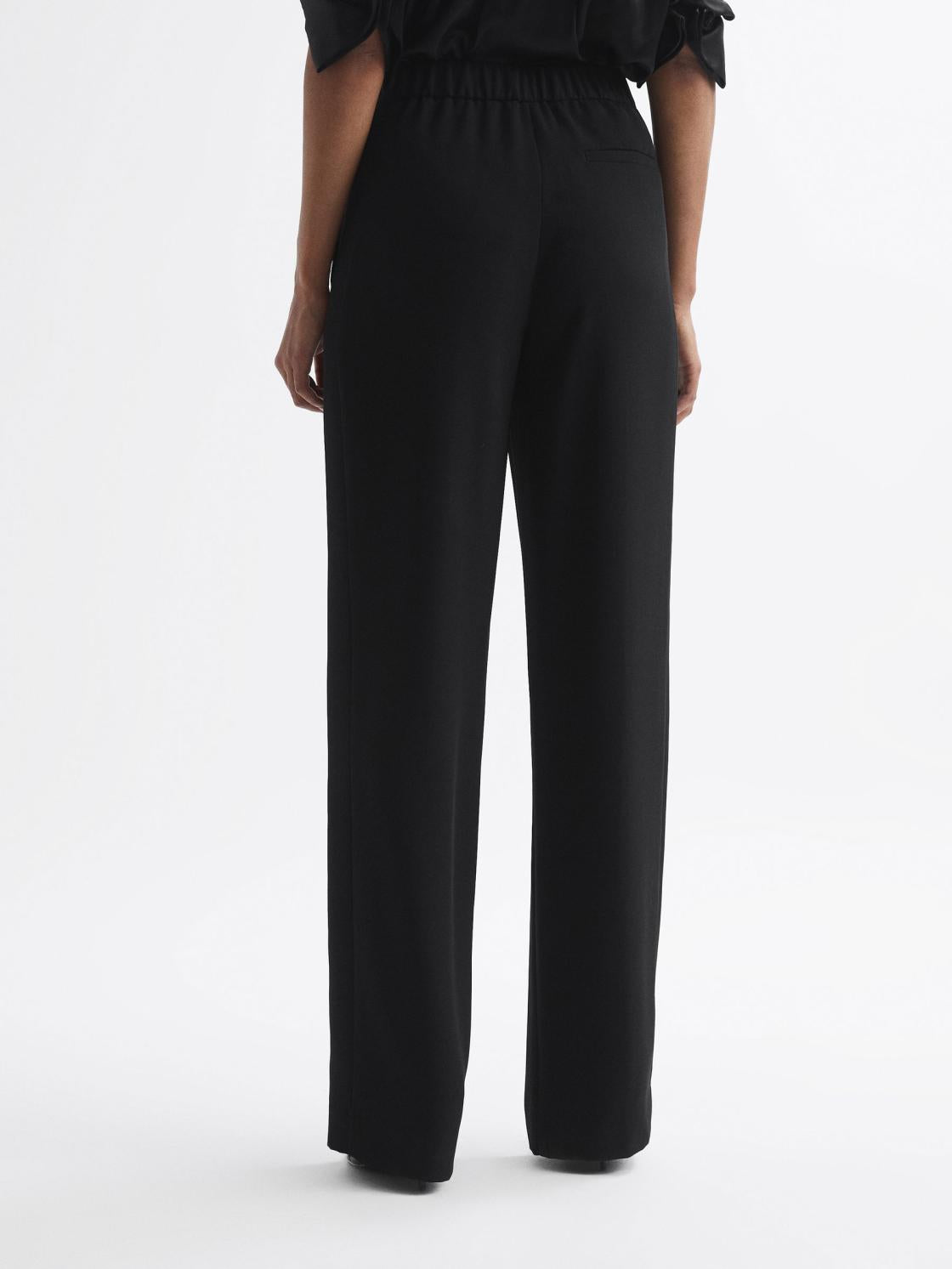 Reiss Trousers | Aleah Pull On Trousers Black - Women