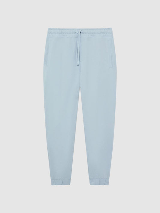 Reiss Trousers | Ali Garment Dye Joggers Ice Blue - Men