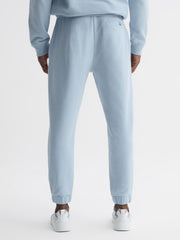 Reiss Trousers | Ali Garment Dye Joggers Ice Blue - Men