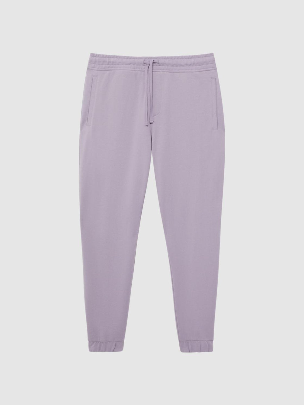 Reiss Trousers | Ali Garment Dye Joggers Lilac - Men