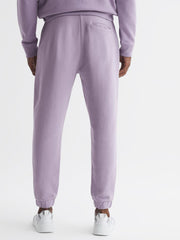 Reiss Trousers | Ali Garment Dye Joggers Lilac - Men