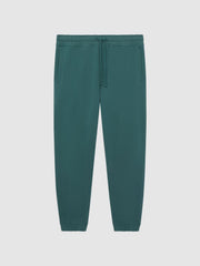 Reiss Trousers | Ali Garment Dye Joggers Midnight Green - Men