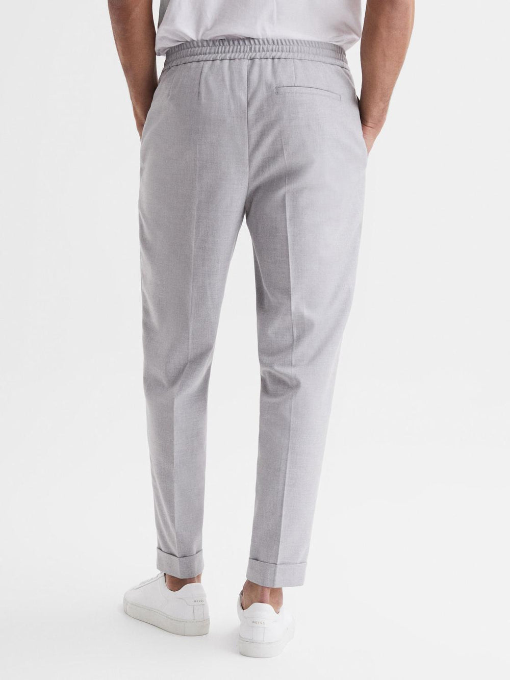 Reiss Trousers | Brighton Pleat Front Trousers Airforce Blue - Men