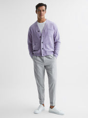 Reiss Trousers | Brighton Pleat Front Trousers Airforce Blue - Men