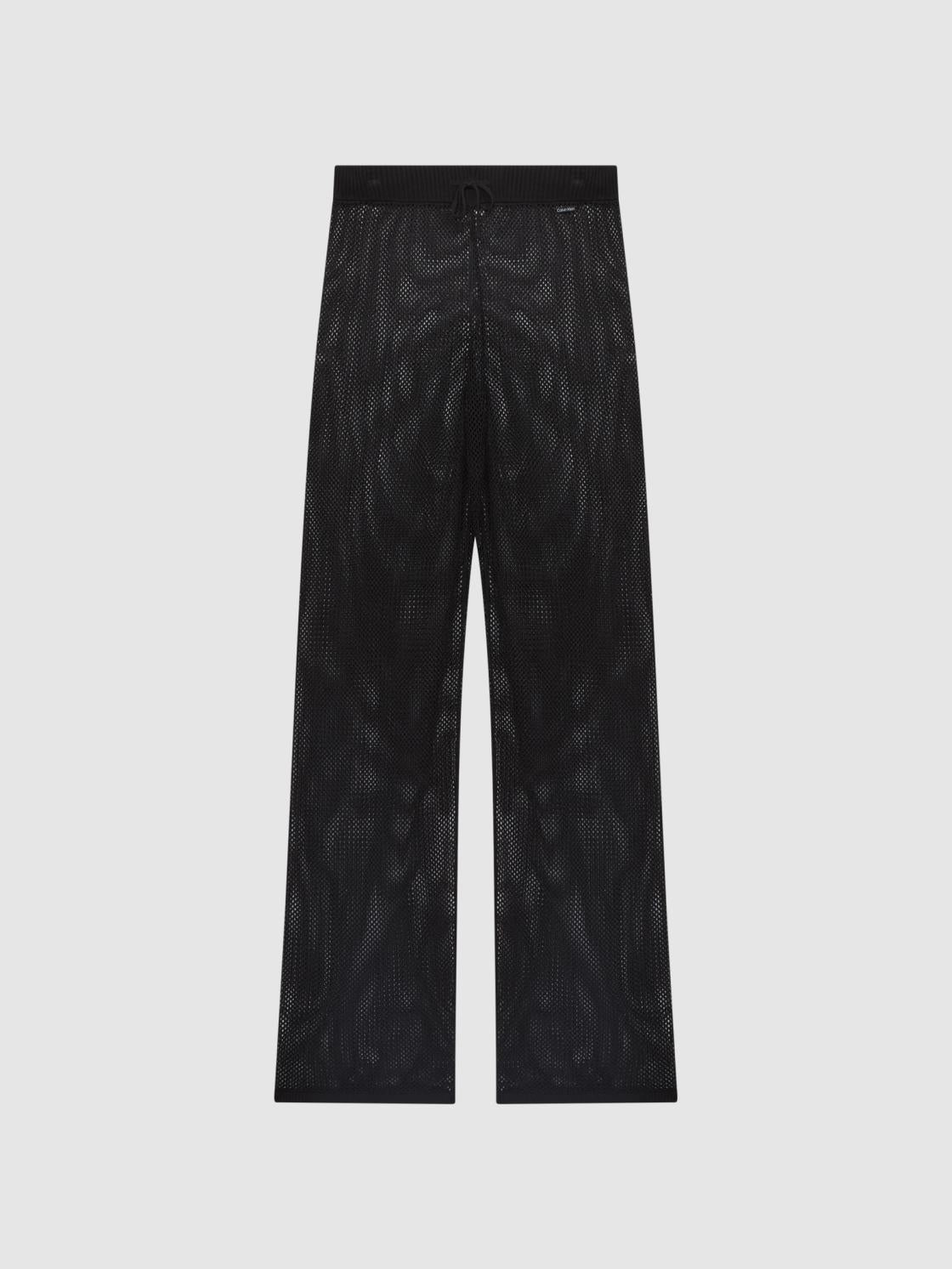 Reiss Trousers | Calvin Klein Underwear Knitted High Rise Trousers Black - Women