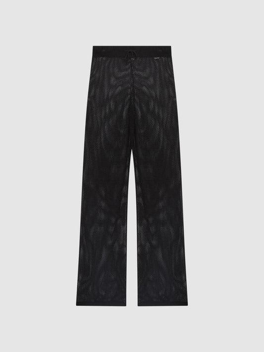 Reiss Trousers | Calvin Klein Underwear Knitted High Rise Trousers Black - Women