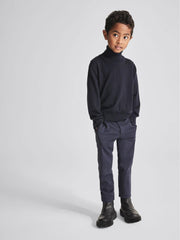 Reiss Trousers | Eastbury Junior Slim Leg Chinos Navy - Children