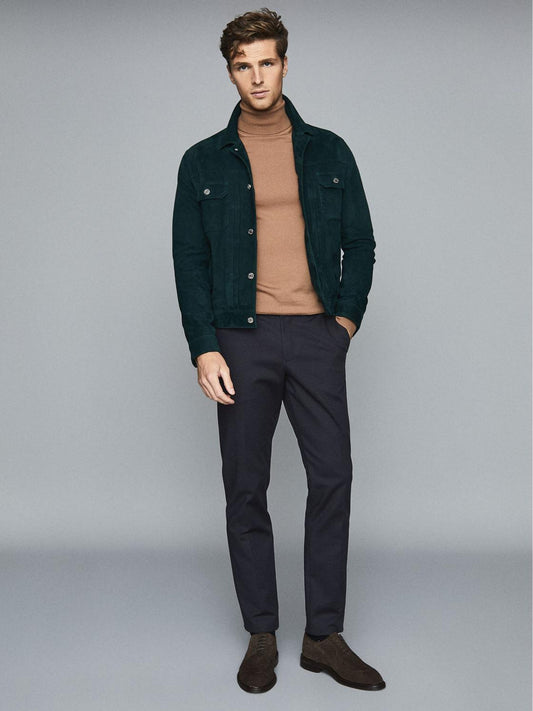 Reiss Trousers | Eastbury Reg Regular Fit Chinos Black - Men