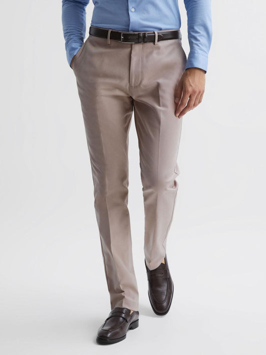 Reiss Trousers | Eastbury Slim Fit Chinos Black - Men