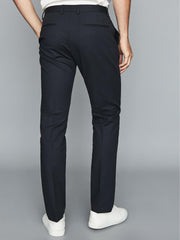 Reiss Trousers | Eastbury Slim Fit Chinos Black - Men