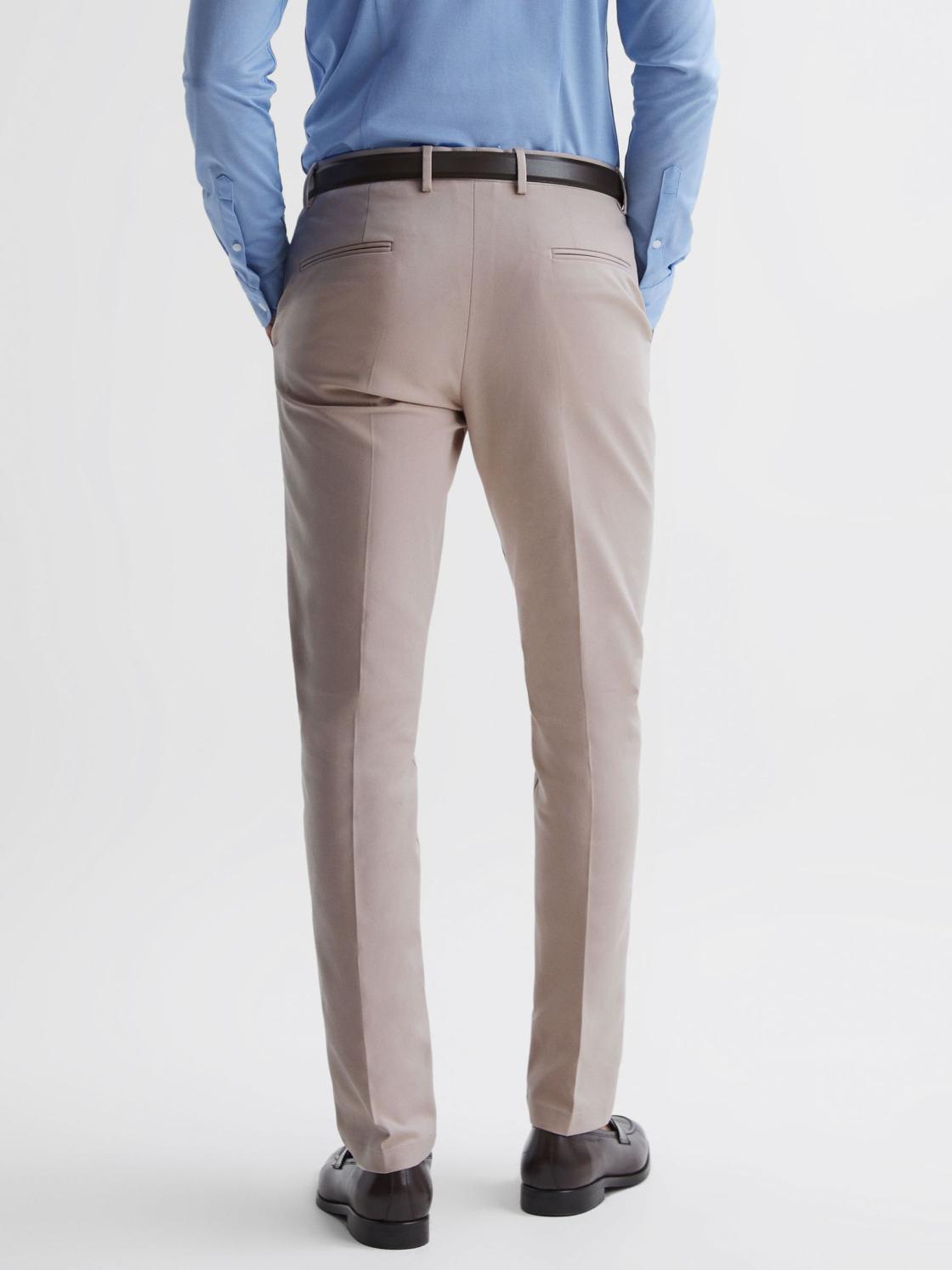 Reiss Trousers | Eastbury Slim Fit Chinos Black - Men