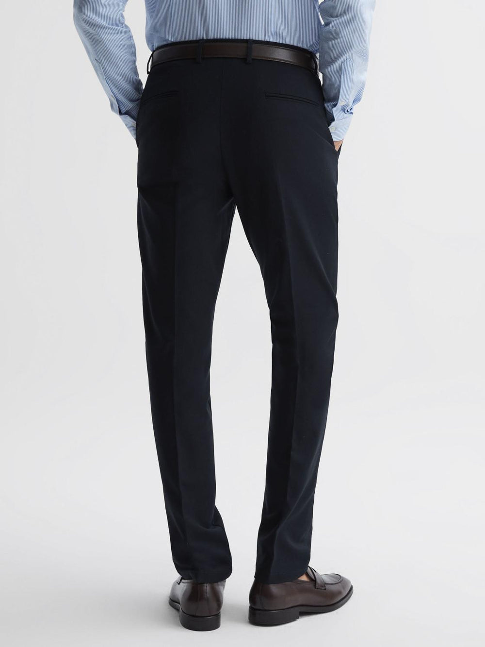 Reiss Trousers | Eastbury Slim Fit Chinos Black - Men