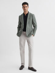 Reiss Trousers | Eastbury Slim Fit Chinos Black - Men