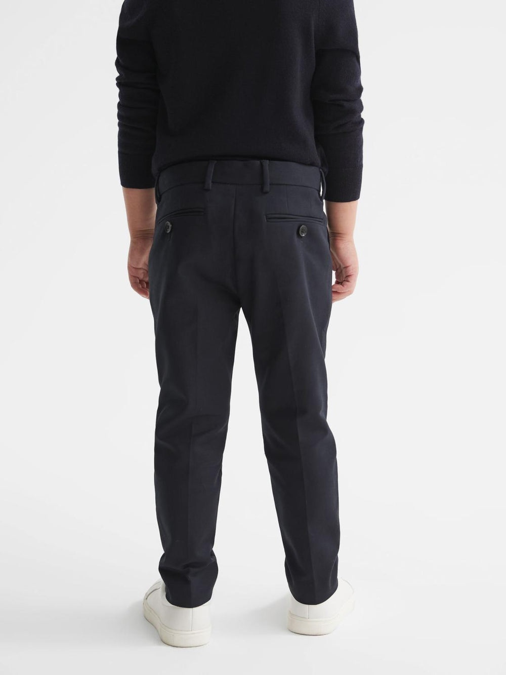 Reiss Trousers | Eastbury Slim Fit Chinos Navy - Children