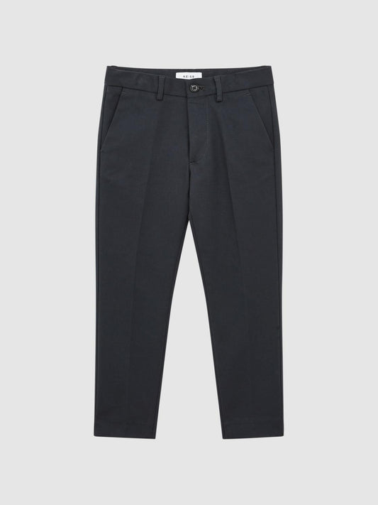 Reiss Trousers | Eastbury Slim Fit Chinos Steel Blue - Children