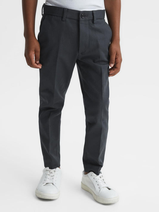 Reiss Trousers | Eastbury Slim Fit Chinos Steel Blue - Children