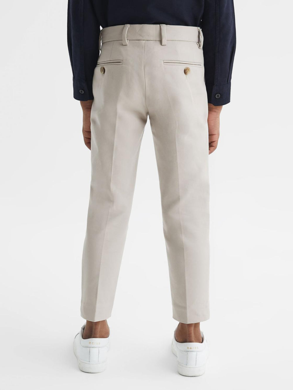 Reiss Trousers | Eastbury Slim Fit Chinos Stone - Children