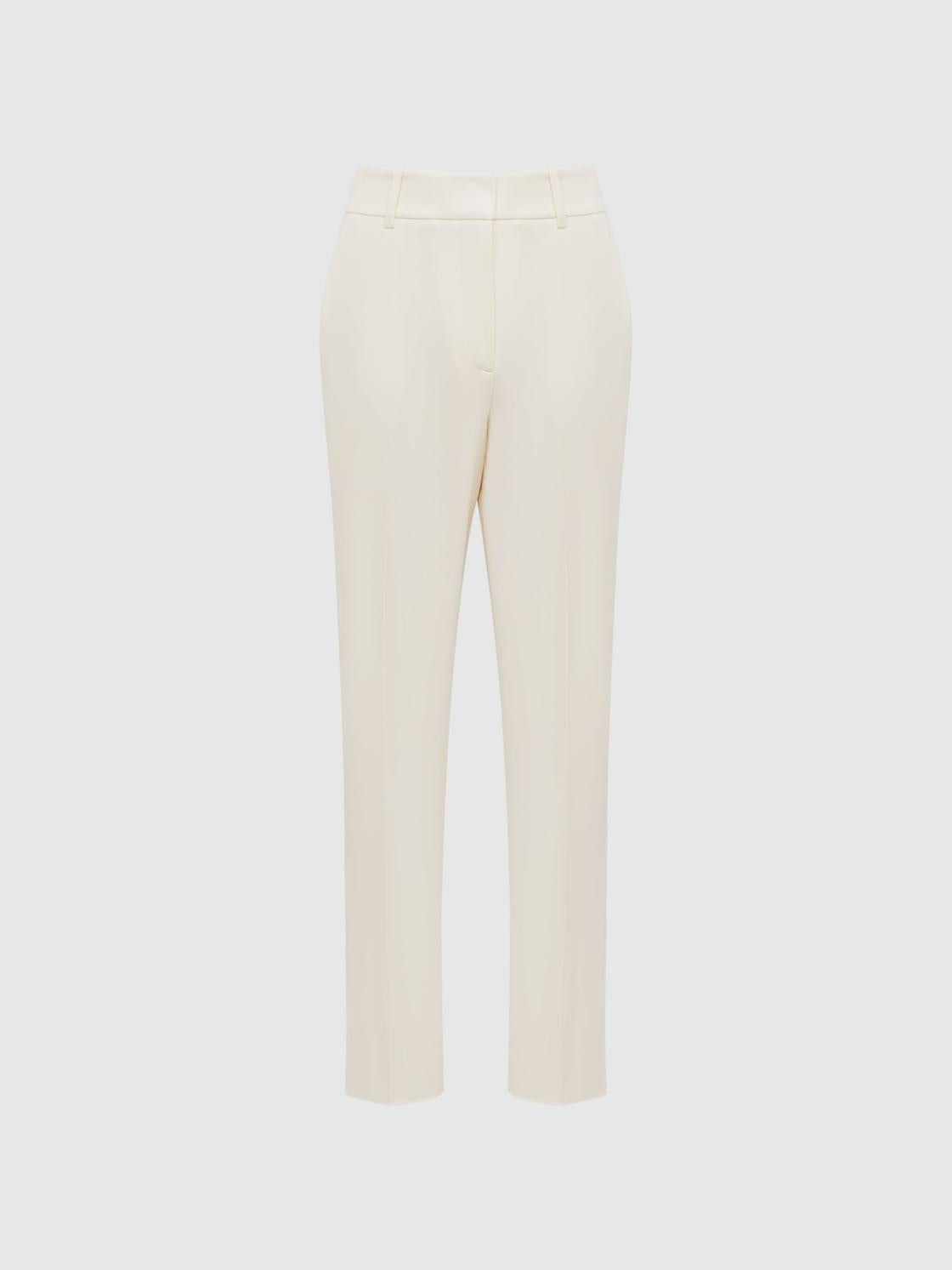 Reiss Trousers | Ember High-rise Slim Leg Trousers Camel - Women