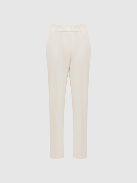 Reiss Trousers | Ember High-rise Slim Leg Trousers Camel - Women