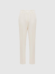 Reiss Trousers | Ember High-rise Slim Leg Trousers Camel - Women
