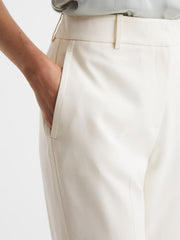 Reiss Trousers | Ember High-rise Slim Leg Trousers Camel - Women