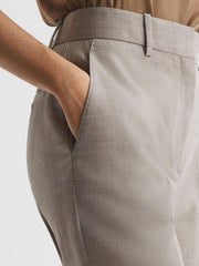 Reiss Trousers | Emily Straight Leg Tailored Trousers Oatmeal - Women