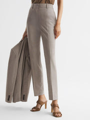 Reiss Trousers | Emily Straight Leg Tailored Trousers Oatmeal - Women
