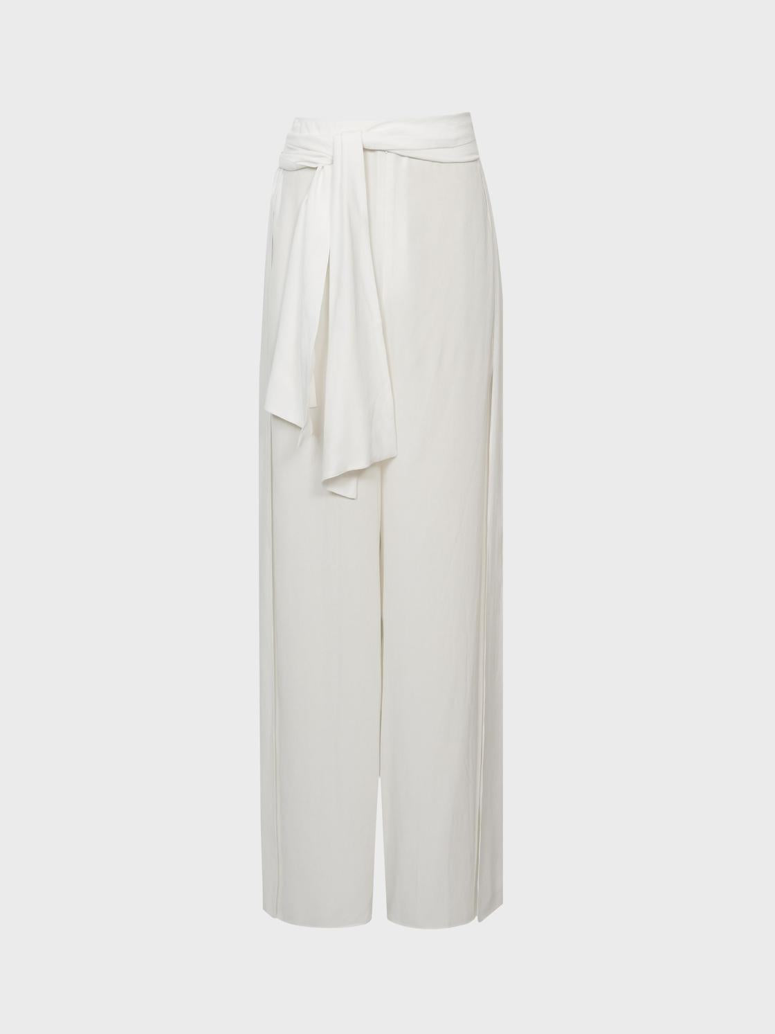 Reiss Trousers | Gemma Resort Trousers White - Women
